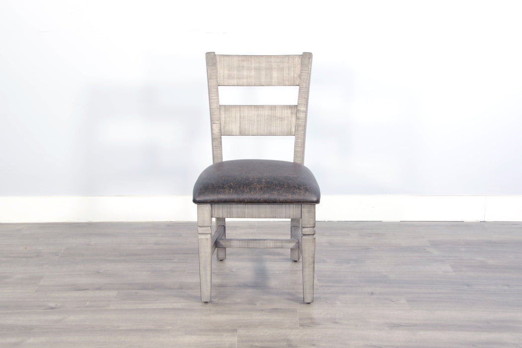 Homestead Hills - Ladderback Chair (Set of 2) - Dark Brown - Wood