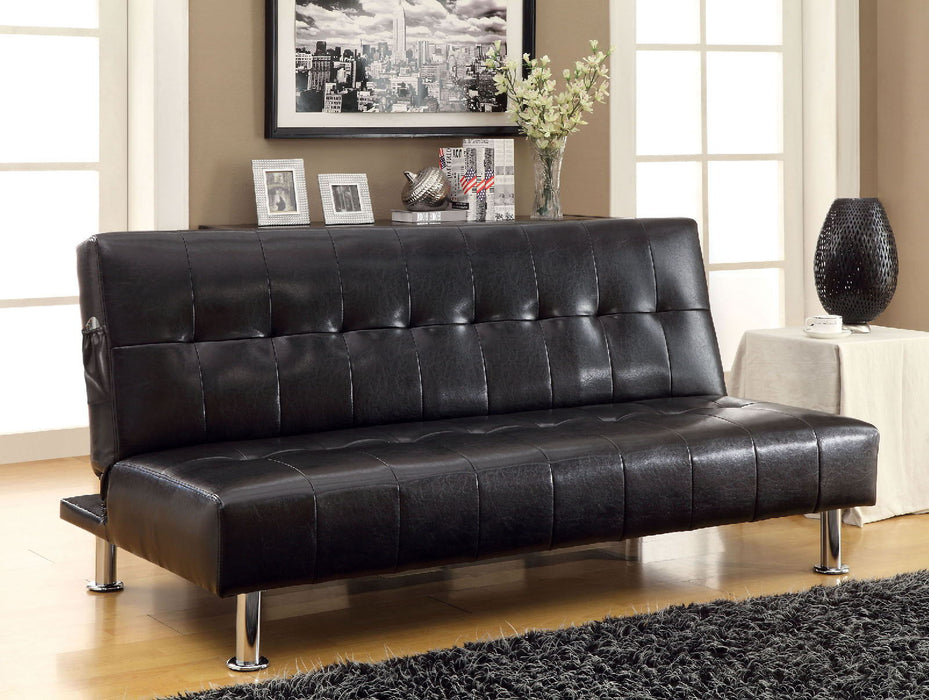 Bulle - Leatherette Futon Sofa