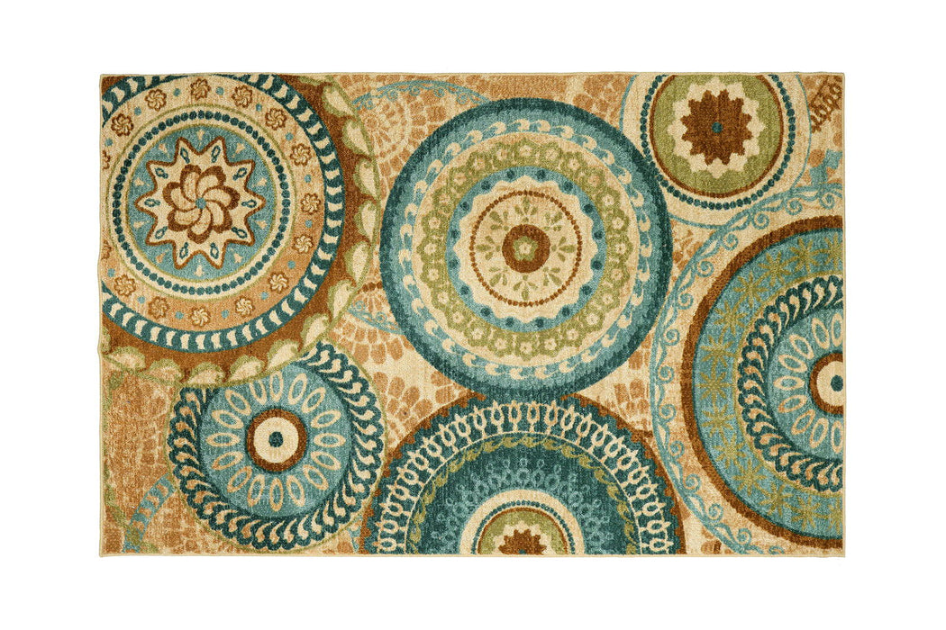Greenville - Circles Pattern Area Rug