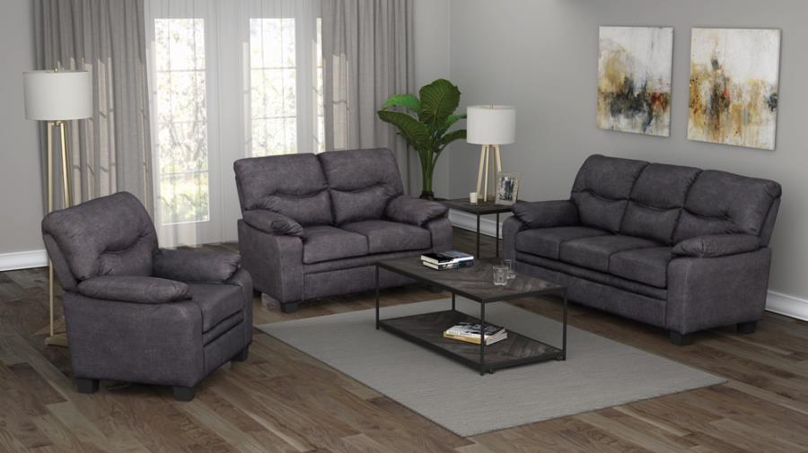 Meagan - Upholstered Sofa with Pillow Top Arms