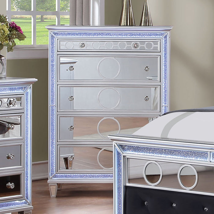Mairead - Chest With LED - Silver