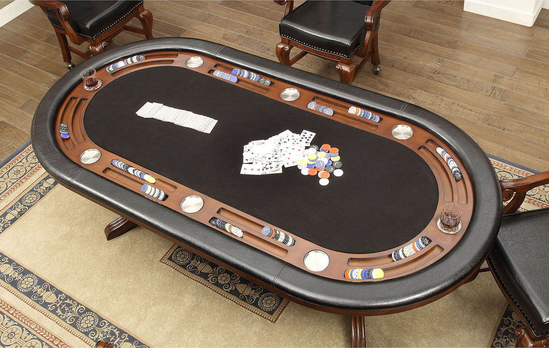 Melina - Game Table - Brown Cherry