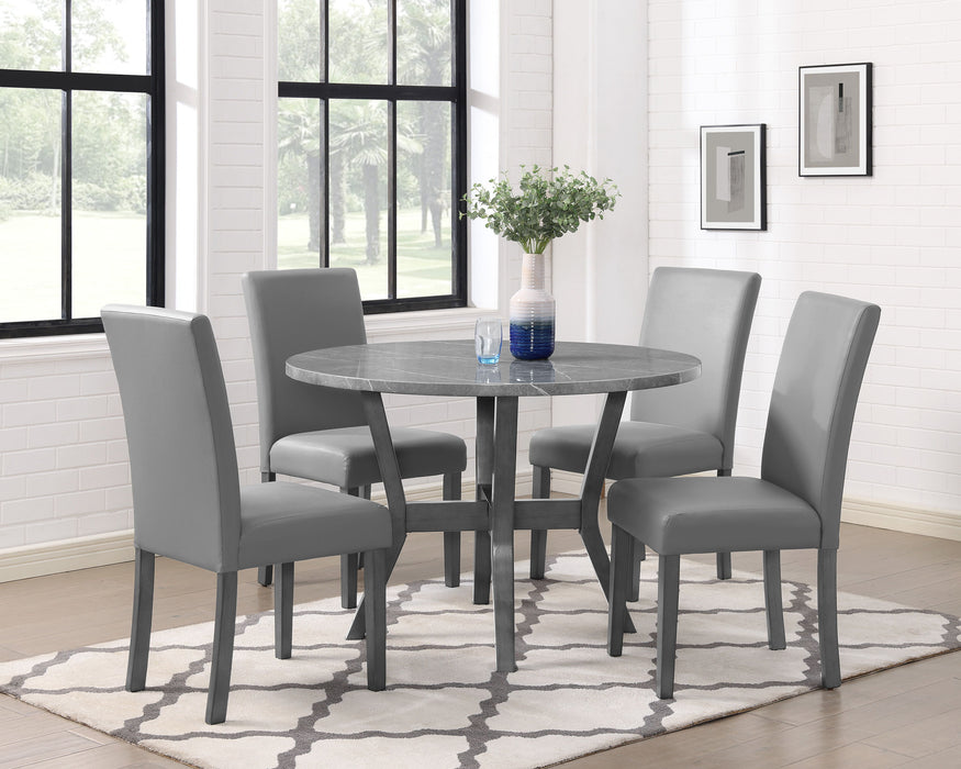 Judson - 5 Piece Dining Table Set - Grey