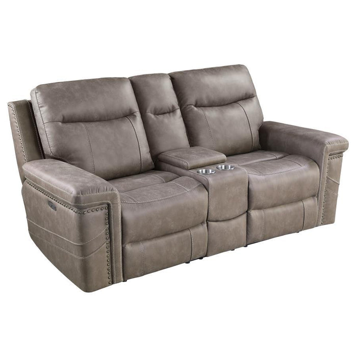 Wixom - 1-drawer Power^2 Loveseat with Console