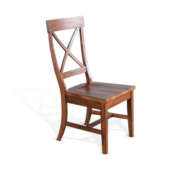 Tuscany - Crossback Chair - Dark Brown