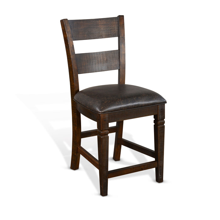Homestead - 38" Ladderback Chair - Brown / Black