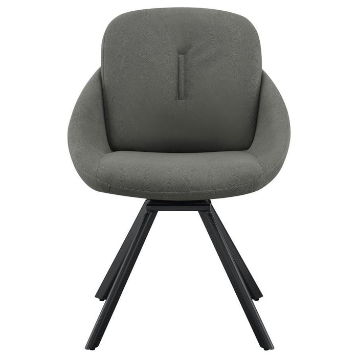Mina - Upholstered Swivel Padded Side Chairs (Set of 2)