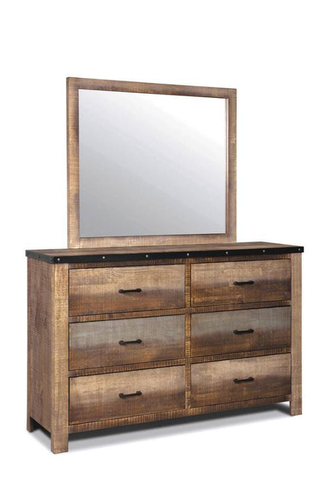 Sembene - Rectangular Dresser Mirror - Antique Multi-Color