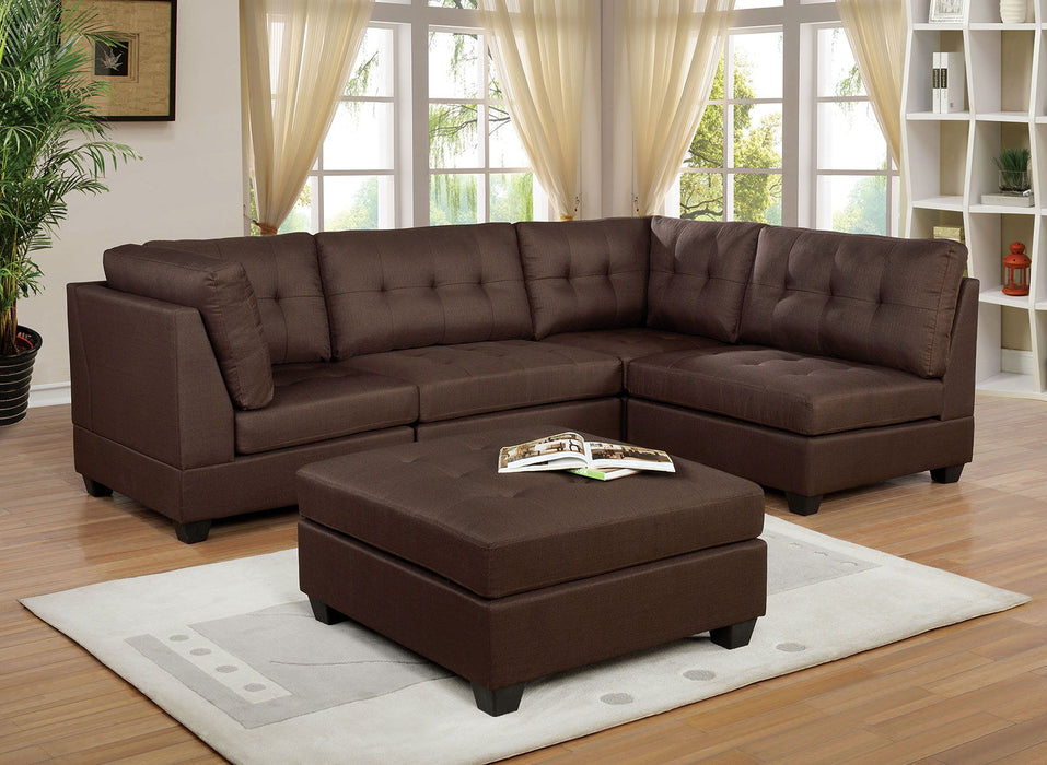 Pencoed - Sectional - Brown