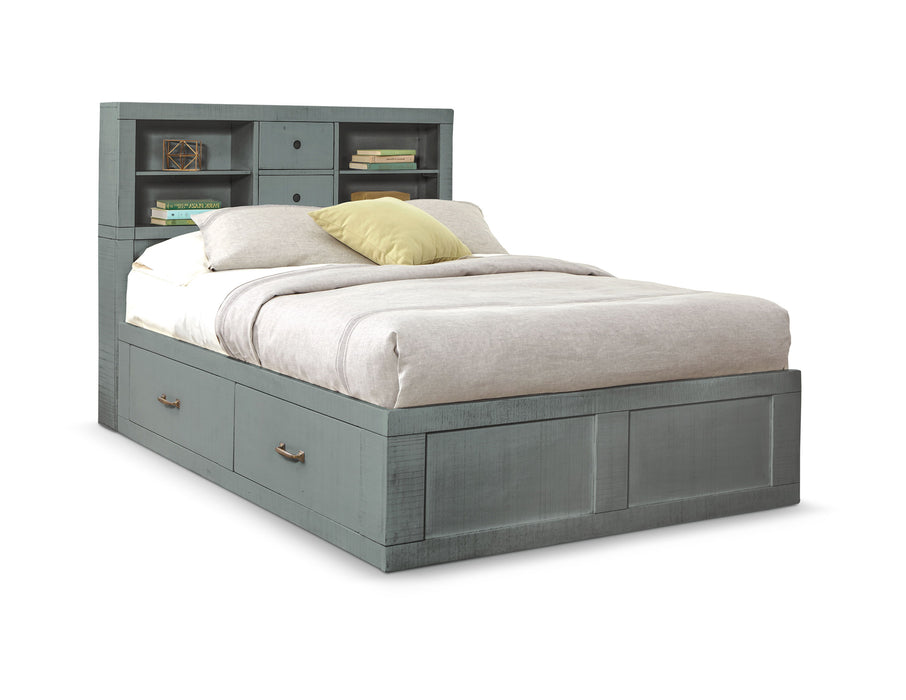 Ranch House - Captains Bookcase Storage Bed